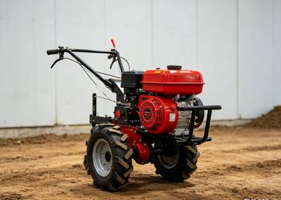 ⚙️ Grain Screener & Processing — 4WD Gasoline Walking Tractor, Mini Culti