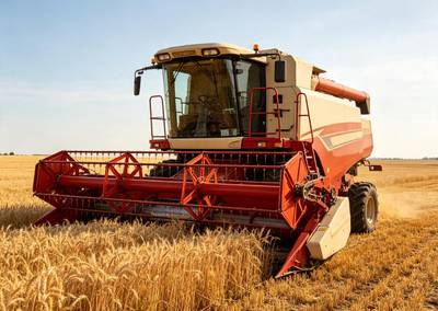 ⚙️ Grain Screener & Processing — Chinese Self-propelled Grain Combine Har