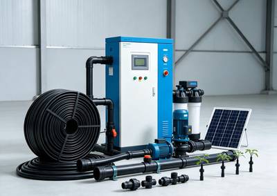 ⚙️ Grain Screener & Processing — Solar Powered Fertigation System, Intell