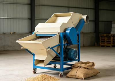 ⚙️ Grain Screener & Processing — grain screener, grain cleaning machine, sieve, grain processing parts, seed screener