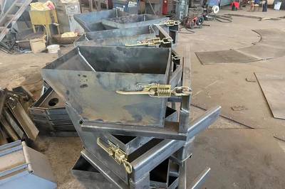 Drum Rollers & Bearings — Steel Concrete Hopper / Discharge Hopper